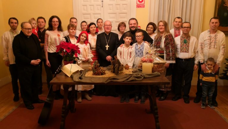 La Iglesia Ortodoxa Rumana en Cuenca felicita la Navidad a nuestro Obispo