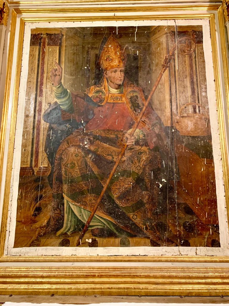 Hallada en la Catedral una excepcional pintura del renacimiento que representa a San Julián