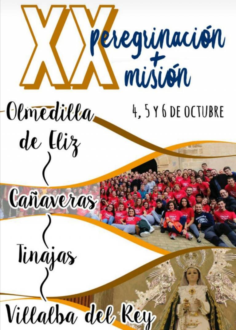 La Delegación Diocesana de Pastoral Vocacional, Juvenil y Universitaria organiza la XX Peregrinación + Misión diocesana.