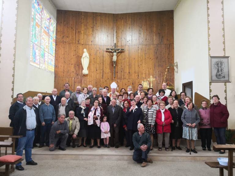 Visita pastoral del Sr. Obispo a Albaladejo del Cuende