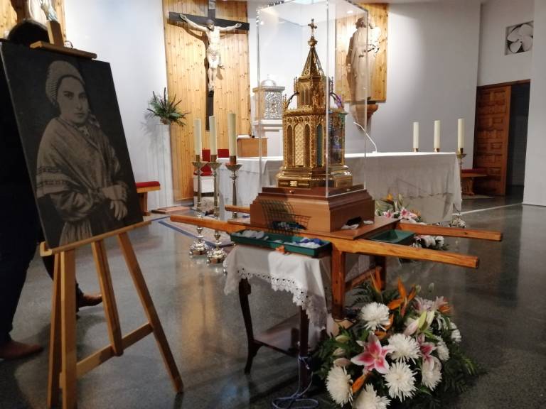 La diócesis de Cuenca recibe las reliquias de Santa Bernardita