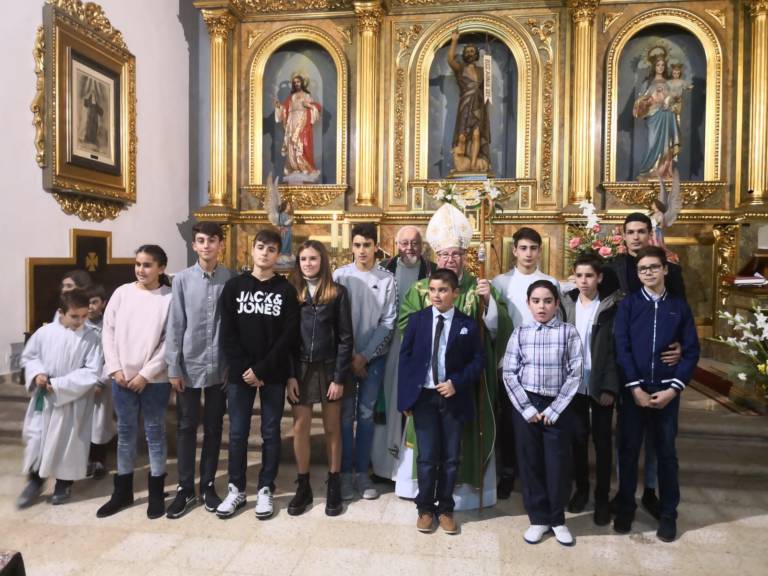 Visita Pastoral y Confirmaciones en la parroquia de Barajas de Melo