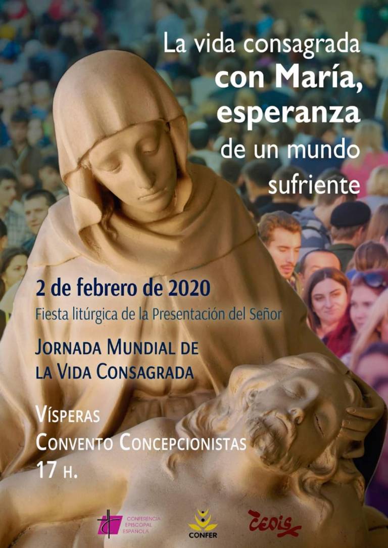 2 de febrero, Jornada Mundial de la Vida Consagrada