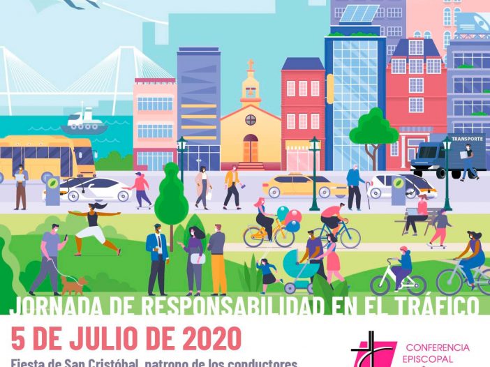 5 de julio: Jornada de Responsabilidad en el Tráfico. Coincidiendo con el patrón de los conductores