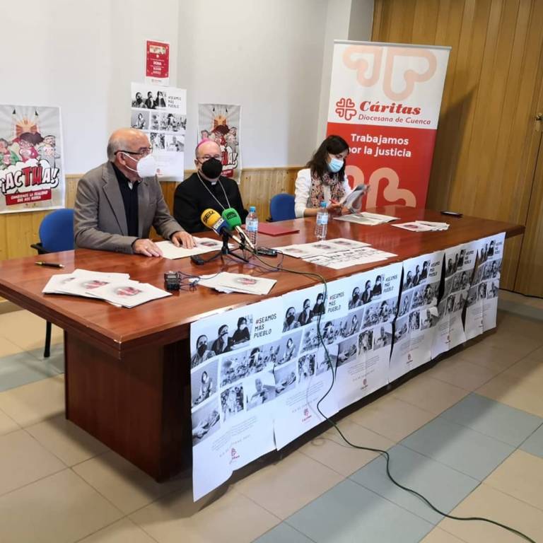 Cáritas Diocesana de Cuenca acompañó a más de 4.300 personas en 2020, la Covid ha disparado las ayudas