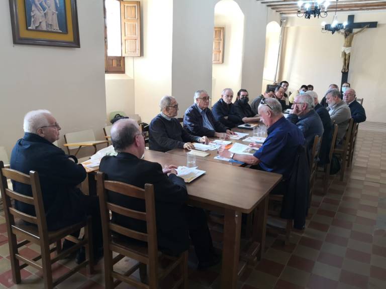 Jornada de trabajo de Mons. Yanguas con los sacerdotes de la Vicaría de Villalba de la Sierra, Beteta-Priego y Moya