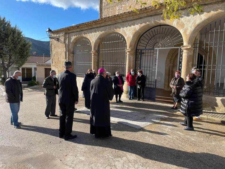 Monseñor José María Yanguas realiza una Visita Pastoral a Jabalera y Buendía