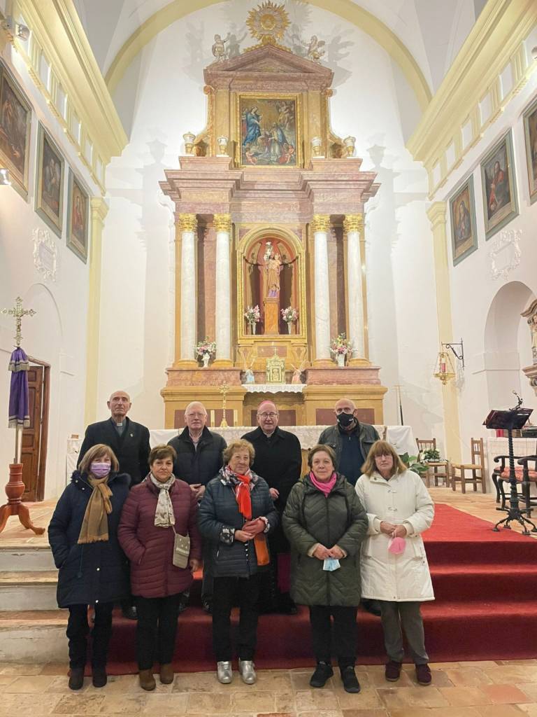 El Sr. Obispo realiza una Visita Pastoral a Verdelpino de Huete, Bonilla y Caracenilla
