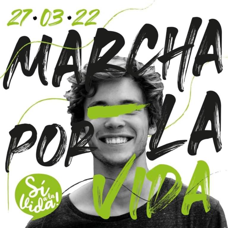 Información para asistir a la marcha por la vida el día 27 en Madrid