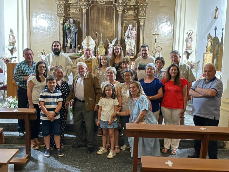 Visita Pastoral de Mons. Yanguas a Salmeroncillos de Abajo, Salmeroncillos de Arriba y Villar del Infantado