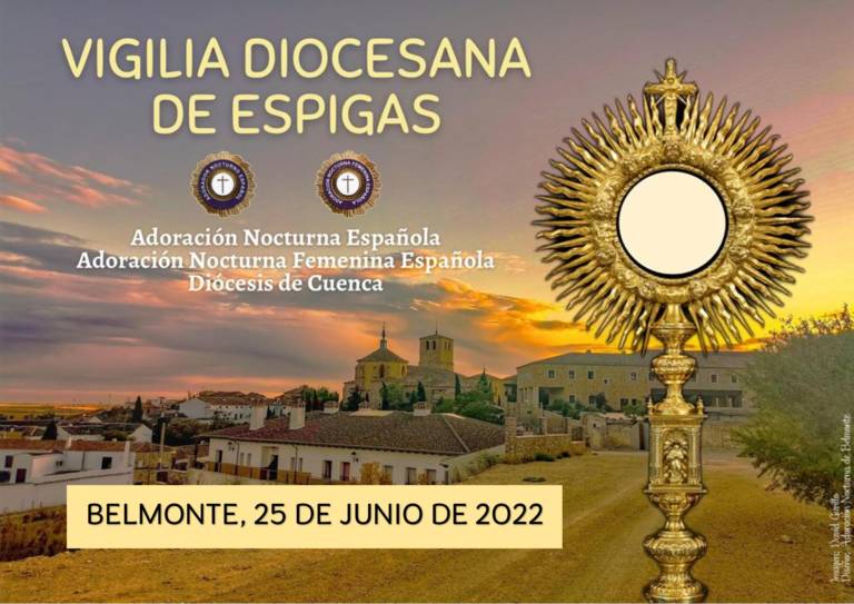 La parroquia de San Bartolomé de Belmonte acogerá la Vigilia Diocesana de las Espigas de la Adoración Nocturna el 25 de junio