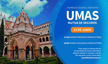 El próximo 22 de junio UMAS celebrará su Asamblea anual de Mutualistas