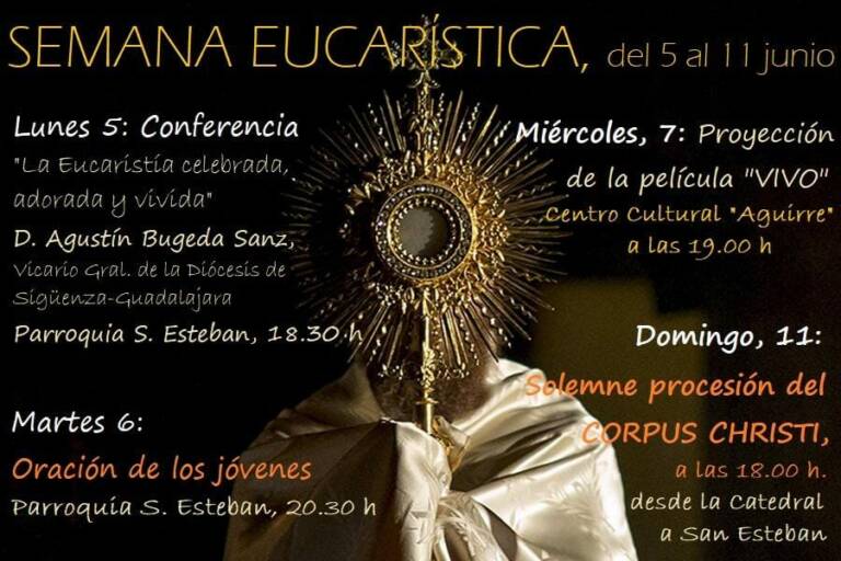 Semana Eucarística, del 5 al 11 de junio