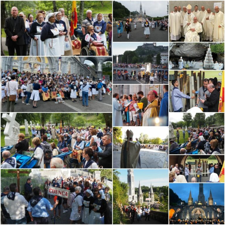 El Sr. Obispo acompaña a la Hospitalidad Diocesana Nuestra Señora de Lourdes en la XLVII Peregrinación de la Esperanza a Lourdes