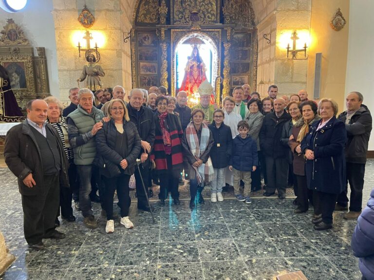 Monseñor José María Yanguas realiza una Visita Pastoral a las localidades de Villares del Saz y Zafra de Záncara