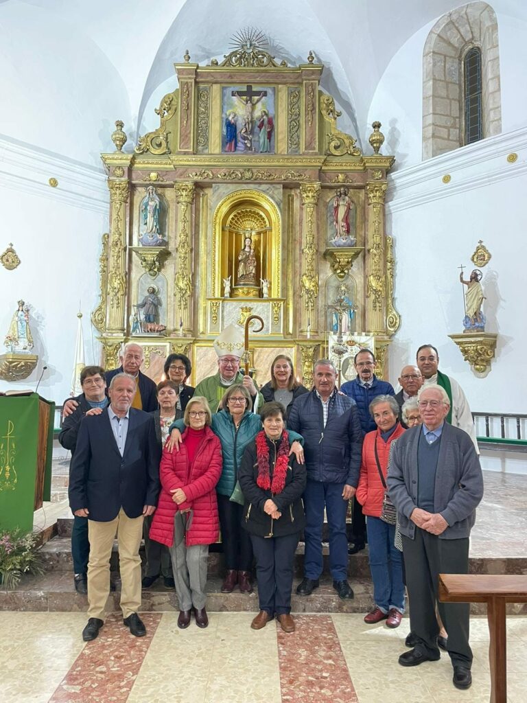 El Sr. Obispo realiza una Visita Pastoral a Alconchel de la Estrella